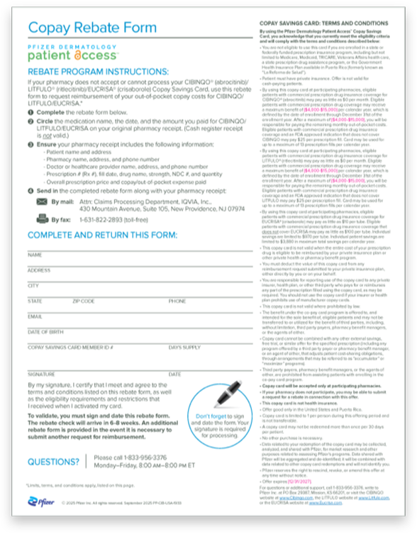 Pfizer Dermatology Patient Access™ HCP Portal Guide