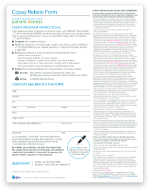 Pfizer Patient Assistance Program application